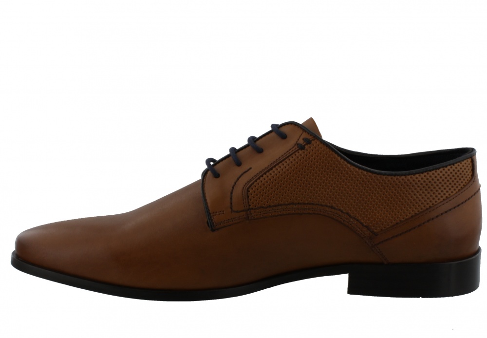 POD Denver Cognac Brown Leather Shoes at Bigfootshoes in big sizes. UK ...